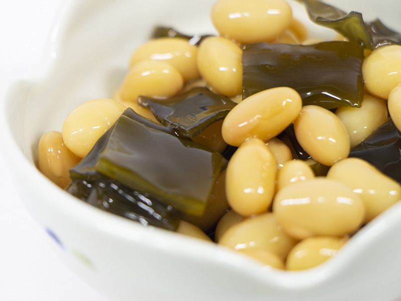 昆布と大豆の煮物